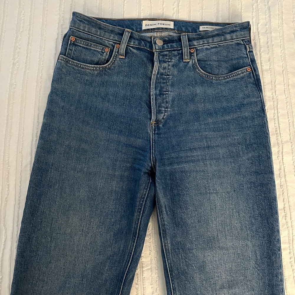 Denim Forum- Arlo High Rise Straight Jeans